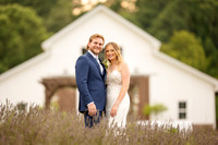 Kalyn and Branden at Lavender Farms